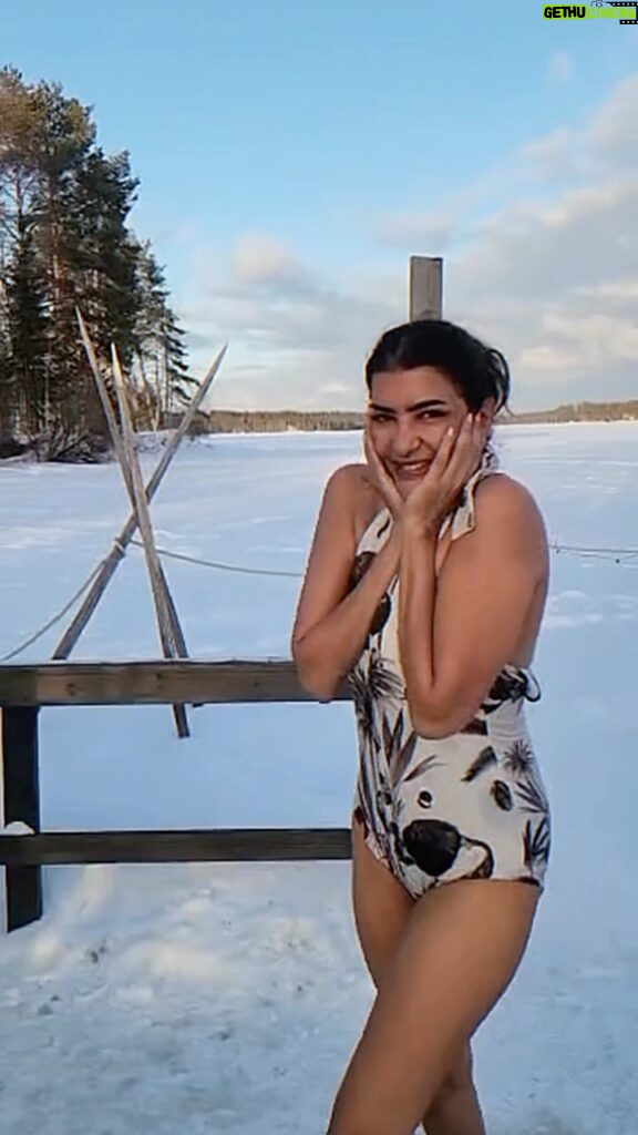 Lakshmi Manchu Instagram - Frozen thrill, no chill! ❄ #CryoTherapy #FinlandDiaries