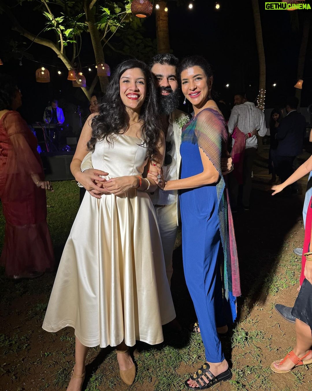 Lakshmi Manchu Instagram - Kush and Kyra, your guy’s wedding was pure magic! #KyKiKushi was filled with laughter, love, family, friends, beautiful vows and unforgettable moments. Your entry was just absolutely mesmerizing. Wishing you a lifetime of joy and endless love as you embark on this beautiful journey together. Cheers to the newlyweds! 🥂💕 @essmartypantss @jackkybhagnani @prasadvanga30 @aman01offl @sam_maredia @chikki_164 @anshikaav @lakshmi.nambiar Goa
