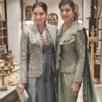 Lakshmi Manchu Instagram – Lost in the timeless allure of Swadesh, Hyderabad, guided by the discerning eye of Nita Ambani Ji. In this inaugural, Swadesh unfolded like a poetic saga, marking its first-ever launch. Sarees that weave tales of tradition, artefacts echoing the heartbeat of culture, and jewelry that sparkles with heritage. Each step is a dance through the delicate tapestry of India’s rich artistic legacy. Grateful for a day immersed in the symphony of craftsmanship and beauty. @mirzasaniar @shilpareddy.official @sudha_r @namratashirodkar @aashka_ @nehwalsaina @mickeycontractor @parvathi_reddy_nukalapati_ @nita.ambaniii 🌺