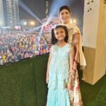 Lakshmi Manchu Instagram - A blissful evening immersed in the divine grace of Garba, graced by the presence of the illustrious Falguni Pathak Ji. The energy was nothing short of a spiritual awakening, with over 10,000 devout souls dancing in unison to honor the divine Mother Durga. This Dussehra, I send forth boundless love and blessings to vanquish the forces of evil and usher in the reign of good. A special mention to all the organizers for treating me with so much love. Late Shri Pramod Mahajan Sports Complex