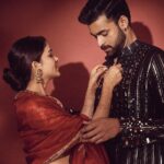 Lavanya Tripathi Instagram - I hope your Diwali was as amazing as ours!! 🪔🧿 -VTK & LTK Styled by - @ashwin_ash1 & @hassankhan_3 Outfit - @raw_mango Jewelry- @vegasri_goldanddiamonds Footwear- @aparajitatoorofficial Shot by - @ishan.n.giri @theperfecttoast.in