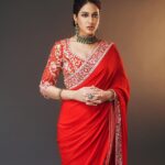 Lavanya Tripathi Instagram - Ye lal rang… ♥️ . . . ▫️Styled by: @ashwin_ash1 & @hassankhan_3 ▫️Saree - @taruntahiliani ▫️Jewellery @vegasri_goldanddiamonds ▫️Shot by - @ishan.n.giri