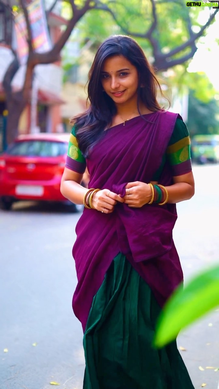 Lavanyaa Instagram - இனிய தமிழ் புத்தாண்டு நல்வாழ்த்துக்கள் ♥️✨ Costume @kanchi_cottonsarees Designer @sambhaviboutique Vc @kanyamedia #lavanya #tamil #tamilponnu #tamilputhandu #tamilnewyear #happytamilnewyear #kaatumalli #tamilsong #tamilcinema #tamilactress #tamilsongs #ootd #saree #sareelove #halfsaree #purple #burgandy #instagood #india #streetphotography #beauty #travelgram #beauty #reels #indian #southindianweddings #southindianweddingphotography #southindianbridalblousedesigns #ilayaraja #tamilreels Chennai, India
