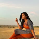 Lavanyaa Instagram - What makes the desert beautiful is that somewhere it hides a well. #lavanya #rajasthan #jaisalmer #desert Thar Royal Desert Safari Jaisalmer