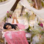 Lavanyaa Instagram - Solitude 🤍💖🤍 📷 @karthikha_photography Costume @sambhaviboutique Concept @styl_by_prathi #woods #solitude #outfits #outdoors #forest #dreamy #pink #lavanya #tamilcinema #flowers #rose #hairstyles #love #travel #outing #trees #intothewild #intothewoods #universe #floral #floraldesign #costume #design #fashion #explore #heaven #live #earth #earthing #photographylovers