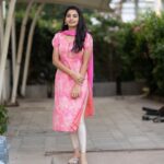 Lavanyaa Instagram - Being grateful for every single stage of life🤞🏻 Outfit @sambhaviboutique #gratefullness #great #life #stage #lifestyle #lifequotes #pink #chudi #ramya #vmo #office #instagood #instadaily #instamood Chennai, India