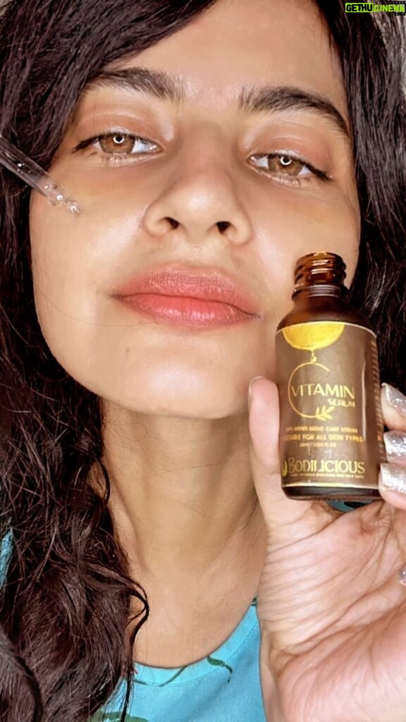 Leslie Tripathy Instagram - Introducing @bodilicious.in Vitamin C Serum easy to incorporate into your daily routine. Helps to boost collagen synthesis Fights against premature aging Helps to reduce fine lines and wrinkles Helps to fade hyperpigmentation Helps skin from UV damage Mumbai, Maharashtra