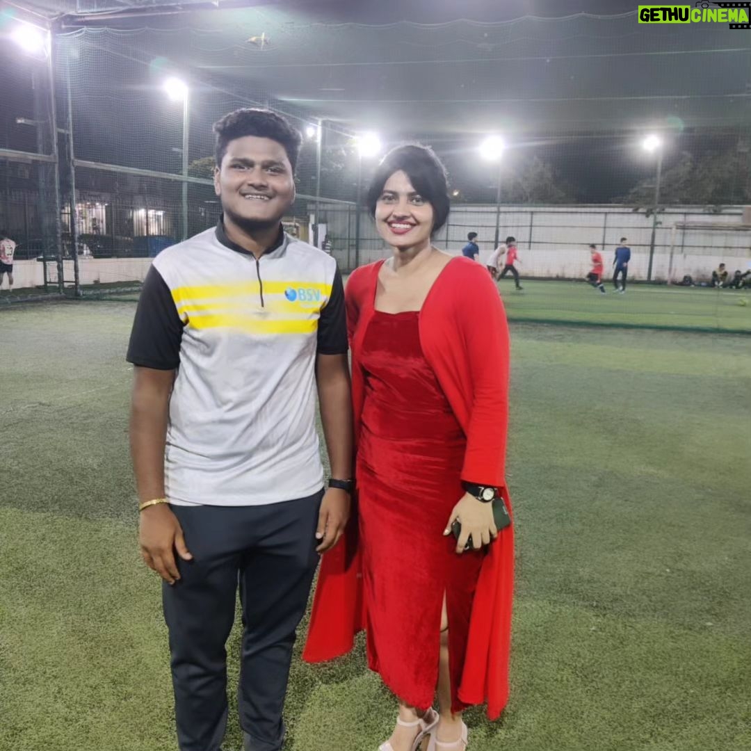 Leslie Tripathy - 8.8K Likes - Great to meet Leslie Tripathy mam
(Multi-lingual Award Winning, Popular Model , Social Media Influencer,Indian Actress & T.V Debator & Author Of Motivational Book ('Because I Am A GIRL' ) At Football Tournament Wish was Organised By Avenger Soccer Academy with My Mentor Surya Gauda (Bhai) (Vice President of Mumbai Utkal Samiti)