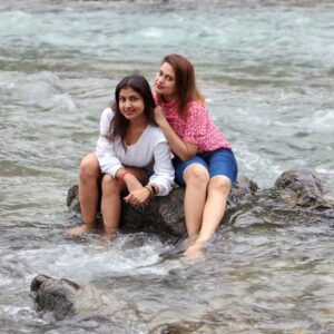 Lipi Mohapatra Instagram - Some memories are too strong to forget. ❤️❤️❤️ 
You both are apple of my eyes 😍@fitness_with_sona @madhusmitapanda Remember?  7/10/22 - 7/10/23 😍
.
.
#lipi #memories #happiness #Rishikesh #trip #missyou #instafeeling #instalike #feelingblessed #blessed #friendship #friends #friendshipgoals #feelit #refreshing