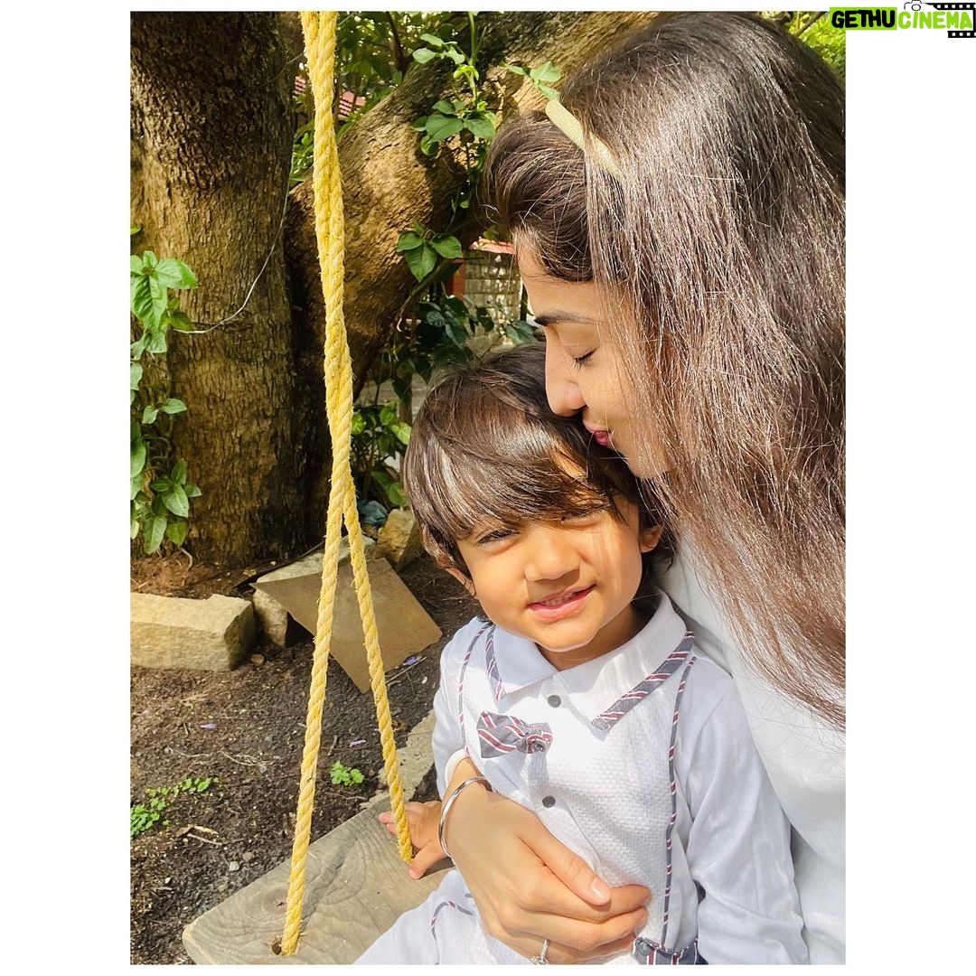 Loveleen Kaur Sasan Instagram - I get to do life with these beautiful humans and the best part is being their momma. #happymothersdaytome♥️🧿♥️