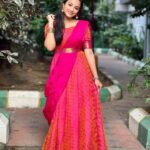Maanasi G Kannan Instagram - Feeling Pinkiisshhhhhh 💕 Wearing - @vib_ecorner ❤️ #maanasi #ammathechadress #outfits #dressing #show #singer