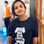 Maanasi G Kannan Instagram - Looking for a caption? My t shirt has it 😌 #maanasi #tee #tshirt #dog #doglover