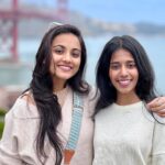 Maanasi G Kannan Instagram - You made the US trip memorable one to me akka!! Thank you for tolerating me for a week!!❤️ I never expected this connect with you 🥺 Will continue to torture you!!🥰😘 #usa🇺🇸 #trip #maanasi #priyankank