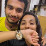 Maanasi G Kannan Instagram - Happiest Birthday to my Udanpirappu ❤️🐒 Ps- he’d kill me for this but. it’s okay. 😌 #brother #brother-sister #happy #birthday #happybirthday #maanasi #rishi