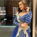 Madalsa Sharma Instagram - I blue your mind away I know🩵🧿 . . . . #mahaashtami #festive #Navratri2023 #navdinkikhushi