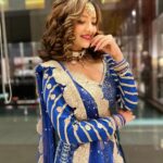 Madalsa Sharma Instagram - I blue your mind away I know🩵🧿 . . . . #mahaashtami #festive #Navratri2023 #navdinkikhushi