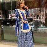 Madalsa Sharma Instagram - I blue your mind away I know🩵🧿 . . . . #mahaashtami #festive #Navratri2023 #navdinkikhushi