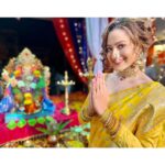 Madalsa Sharma Instagram - May The Divine Blessings Of Lord Ganesha Guide You on a Path Filled with Happiness and Success ✨✨ Ganpati Bappa Morya ❤️❤️ . . . . #ganpatibappamorya #lordganesha #madalsasharma #festive