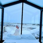 Madalsa Sharma Instagram – Just queening in my cabin in the snow….❄️☃️🤍
.
.
.
.
#whitechristmas #christmas #madalsasharma #iceland #panoramaglasslodge #instagood #instadaily #instamood #instapic #snow #cabininthesnow #love #gratitude Panorama Glass Lodge Iceland
