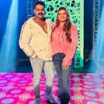 Madhu Sharma Instagram - Mere dost @singhpawan999 ji ke saath movie Power Star aaj complete ho gayi hai… super happy to complete the film in just 25 days @firozkhan._ @vasudop @aftabsamir786 @madzmovies… Thanks to the entire team for all the love and support… special thanks to the one and only Power Star … @singhpawan999 ji