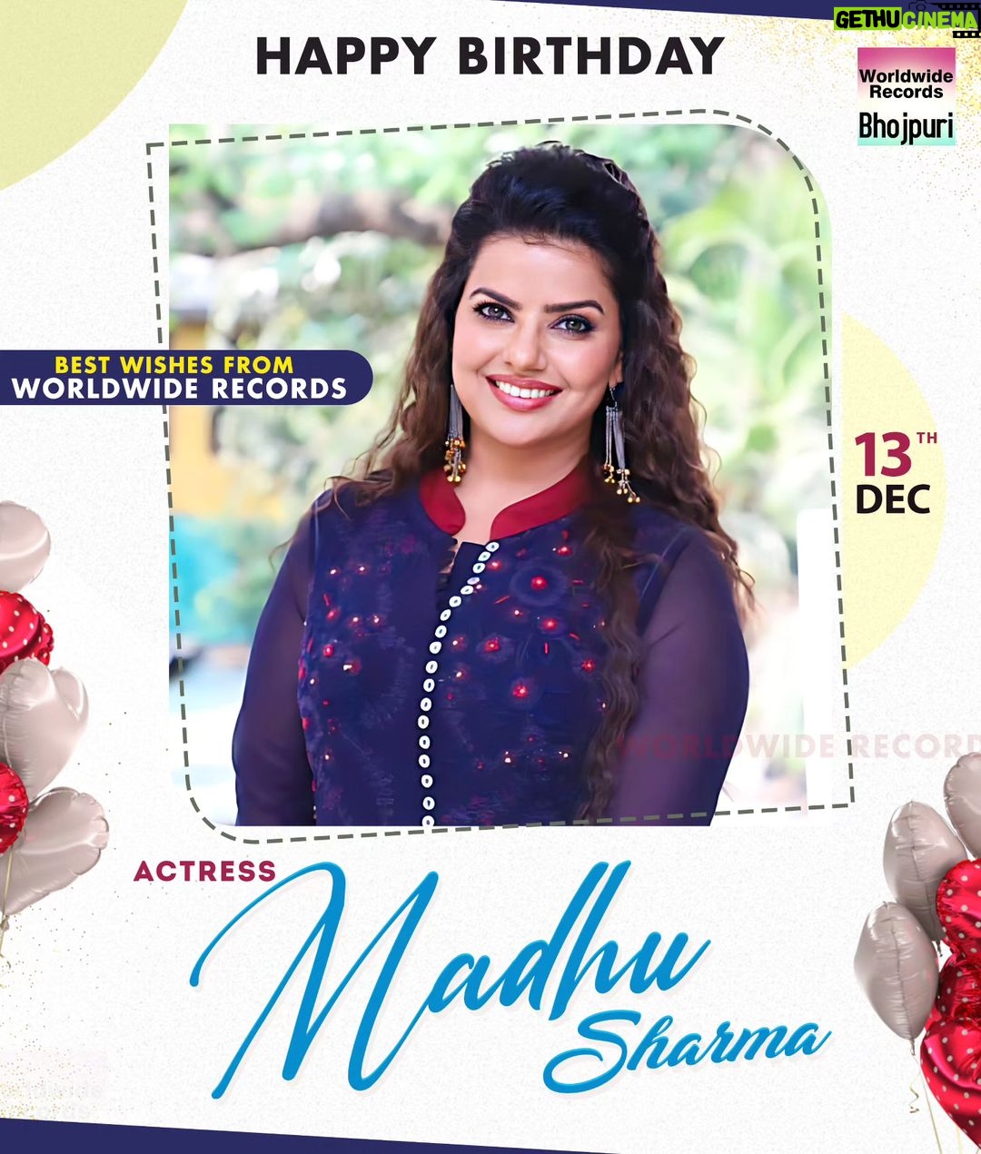 Madhu Sharma Instagram - Happy Birthday 🎂 🥳 🎉 🎈 🎁 🎊