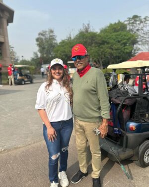 Madhu Sharma Instagram - "An absolute honor to meet two icons whose greatness transcends the boundaries of the game. Their wisdom, achievements and grace leave an indelible mark. Grateful for the opportunity to share a moment with cricketing legends like Brian Lara and Kapil Dev. #Inspiration #CricketIcons 🏏🌟"