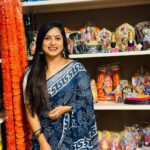Madhumitha H Instagram - Divine ✨ Saree - @devismulmulcotton #cottonsaree #mulmul #mulmulsaree #smilemore #saree #divine