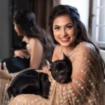 Madhumitha H Instagram - Can’t escape the pup-arazzi🐾🥺🖤🤍 Pc - @madpixelssm Thank you for capturing this amazing moment 🥺🖤 #fromthebignight #paws #love #cutie #frenchbulldog #whiteandblack #fourleggedchild