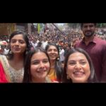 Madhumitha H Instagram - My first hayyoda moment ♥️ Thank you so much THIRUKOVILUR MAKKALE🥹 It was great meeting you alll #jawan #hayooda #tamilsong #tamil #reelsinstagram #trending #love #loveyouall #thirukovilur✌ #opening