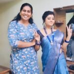 Mahalakshmi Shankar Instagram - Very stylish pearl set from @jewel_by_sankge Hair style by @jenifer_hair_stylist_official