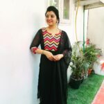Mahalakshmi Shankar Instagram - Never ever give up… Beautiful georgette with colourful cotton lace design salwar from @close2_heart_collections