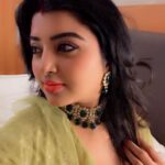 Mahalakshmi Shankar Instagram - Beautiful green beads Kundan jewellery set from @new_ideas_fashions