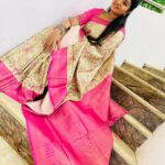 Mahalakshmi Shankar Instagram - Everything is gonna be alright Beautiful soft digital print saree with contract border and blouse from @diva_collections_1