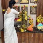Mahalakshmi Shankar Instagram - Happy Independence Day🇮🇳 Beautiful soft Lenin cotton saree from @w0mens_wardr0be Blouse designed and stitched by @lakshmi_lv14