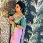 Mahalakshmi Shankar Instagram - Beautiful soft georgette saree from @anoos_collections.321 Jewellery from @jd.boutiques Blouse designed and stitched by @lakshmi_lv14