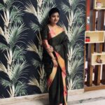 Mahalakshmi Shankar Instagram - To me, you are perfect ❤️ Soft silk with satin border from @sareescollections_23 Blouse designed and stitched by @lakshmi_lv14