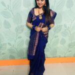 Mahalakshmi Shankar Instagram - Beautiful soft silk saree from @dd_sboutique Beautiful traditional matte finish jewellery from @jewellicious_joy Blouse from @lakshmi_lv14