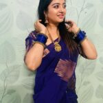 Mahalakshmi Shankar Instagram - Beautiful soft silk saree from @dd_sboutique Beautiful traditional matte finish jewellery from @jewellicious_joy Blouse from @lakshmi_lv14