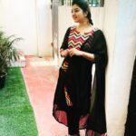 Mahalakshmi Shankar Instagram - Never ever give up… Beautiful georgette with colourful cotton lace design salwar from @close2_heart_collections