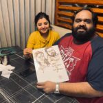 Mahalakshmi Shankar Instagram - எண்ணற்ற ஓவியங்கள் நான் கண்டதுண்டு. அதில் நான் ரசித்த ஓவியம் என்னவளின் முகம். என் வாழ்க்கை ஆனது ஆகச்சிறந்த காவியம்... Most of times i told " i miss u " than love u...