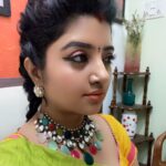 Mahalakshmi Shankar Instagram – Wearing beautiful Kundan jewellery from the @jewel_by_sankge No doubt, it is precise for any occasion and outfit.