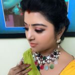 Mahalakshmi Shankar Instagram - Wearing beautiful Kundan jewellery from the @jewel_by_sankge No doubt, it is precise for any occasion and outfit.
