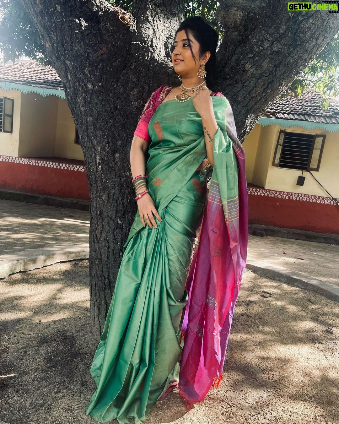 Mahalakshmi Shankar Instagram - Beautiful attractive silk saree from @hubbyfashion2023
