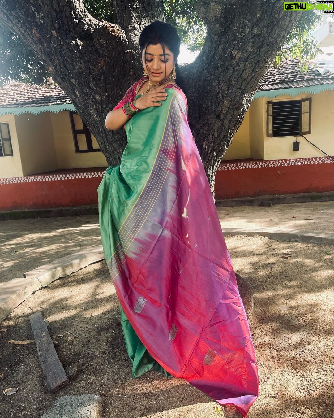 Mahalakshmi Shankar Instagram - Beautiful attractive silk saree from @hubbyfashion2023