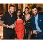 Maheep Kapoor Instagram - Ahhhhhmazing evening ❤️❤️❤️🤗 Family , Friends & the cherry on the cake DAVID BECKHAM !!!!!!! #SuchAGentleman 🤩😍 Thank you my darling @sonamkapoor & @anandahuja ❤️🤗