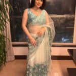 Maheep Kapoor Instagram - Diwali nights 🪔 are back & I’m loving it ❤️🕺🏻 kick starting it off in a @surilyg sparkly saree & @tyaanijewellery #LoveMySaree ❤️💎