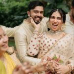 Malavika Jayaram Instagram - I got engaged to the love of my life. 07-12-2023… a roller coaster of emotions . A day Navaneeth and I will always be thankful for @magicmotionmedia @elysian.dreamscapes @labelshireenshahana @malabargoldanddiamonds @montrosegolfresort @rizwan_themakeupboy