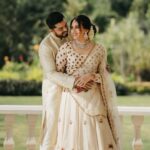 Malavika Jayaram Instagram - I got engaged to the love of my life. 07-12-2023… a roller coaster of emotions . A day Navaneeth and I will always be thankful for. @magicmotionmedia @elysian.dreamscapes @montrosegolfresort @labelshireenshahana @malabargoldanddiamonds @rizwan_themakeupboy Montrose Golf Resort & Spa