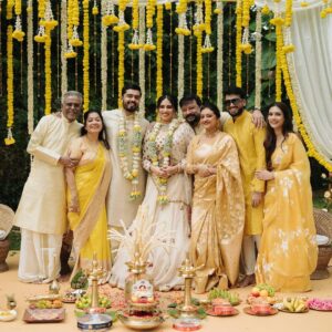 Malavika Jayaram Instagram - I got engaged to the love of my life.
07-12-2023… a roller coaster of emotions . 
A day Navaneeth and I will always be thankful for 

@magicmotionmedia 
@elysian.dreamscapes 
@labelshireenshahana 
@malabargoldanddiamonds 
@montrosegolfresort 
@rizwan_themakeupboy
