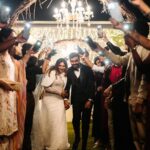 Malavika Jayaram Instagram - 7-12-2023 - my happily ever after moment. I walked down the aisle in a pretty white dress with my prince. On the eve of our engagement Navaneeth and I exchanged vows in the presence of our family and loved ones. Thank you @magicmotionmedia @elysian.dreamscapes @rosantoparekkattil @rizwan_themakeupboy @montrosegolfresort